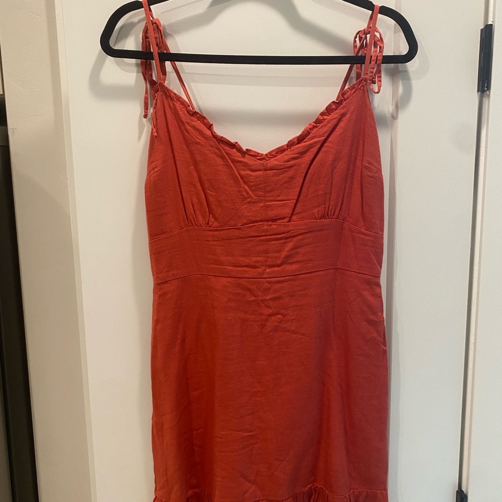 Abercrombie & Fitch Vibrant Orange Top